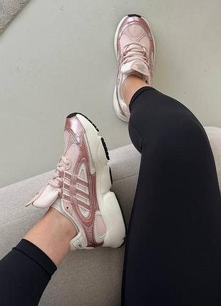 Adidas ozmillen pink white 4