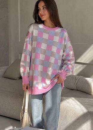 Свитер-туника оверсайз туречки
s/m ,m/l