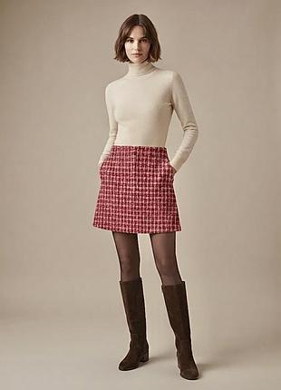Pinko твидовая юбка мини