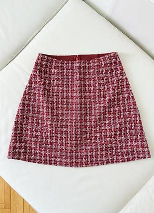 Pinko твидовая юбка мини 3