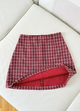Pinko твидовая юбка мини 5