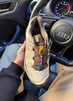 Salomon xt-6 beige gore-tex 6