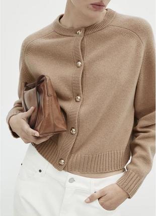 Вовняний кардиган massimo dutti р.s