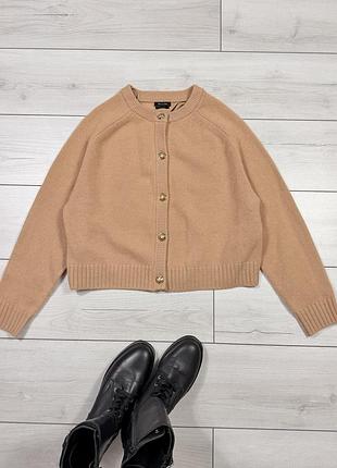 Вовняний кардиган massimo dutti р.s 2