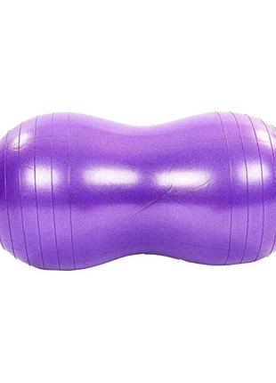 Мяч для фитнеса peanut ef-3022-v 45х90 см, фиолетовый
