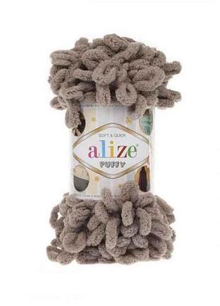 Пряжа puffy 530 5шт/уп 100% микрополиэстер 100г 9.2м тм alize