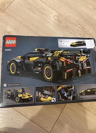Конструктор для хлопчика lego technic bugatti bolide 42151 2