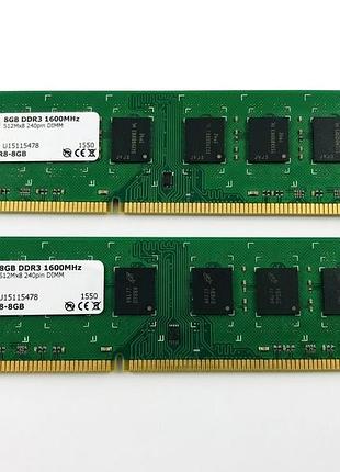 Пара 16 гб (8гбx2) csx ddr3l 1600 мгц (csxd3lo1600-2r8-8gb) оперативна пам'ять 16 гб ддр3л 1600 мгц для пк