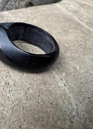 Перстень из рога, кольцо из рога, украшение из рога, оригинальный перстень из рога