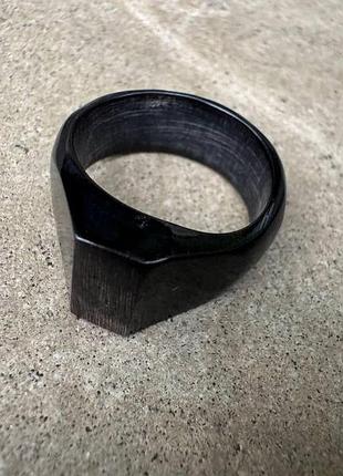 Перстень из рога, кольцо из рога, украшение из рога, оригинальный перстень из рога