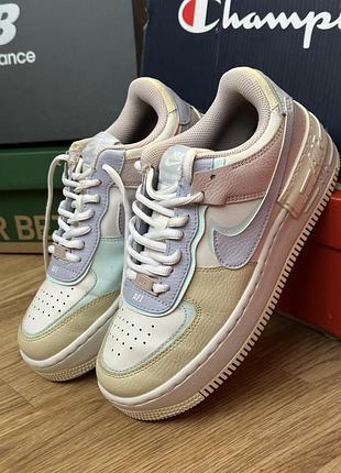 Кросівки жіночі nike air force 1 shadow мультиколор, розмір 38, довжина устілки 24,5 см