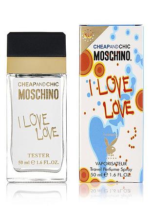 Парфуми з феромонами жіночі moschino i love love 50 мл