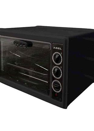 Електродуховка з тайм. (1300вт) 33л (чорна) тм asel