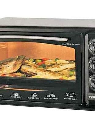 Електродуховка з тайм. (1300вт) 40л (сіра) тм asel