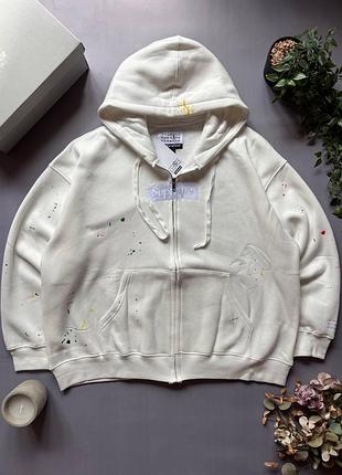 Supreme x maison margiela зіп худі 2