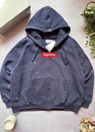 Supreme x maison margiela зіп худі 3