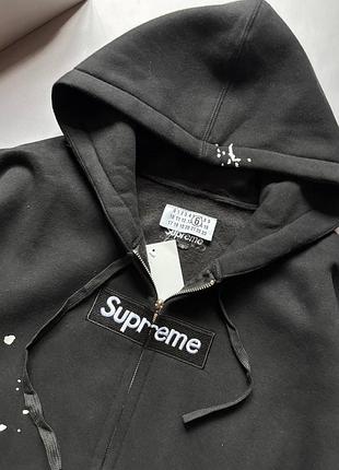 Supreme x maison margiela зіп худі 5