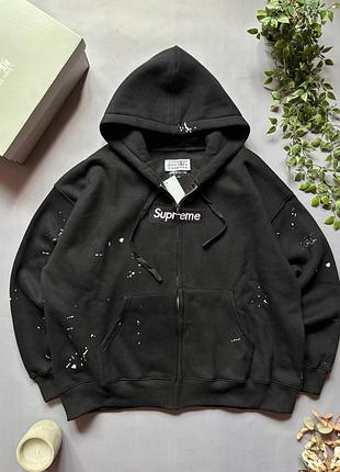 Supreme x maison margiela зіп худі 4