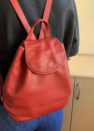Кожаный рюкзак longchamp 10