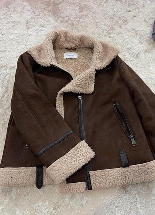 Дублянка жіноча stradivarius коричнева