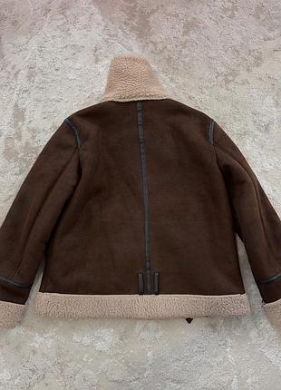 Дублянка жіноча stradivarius коричнева 4