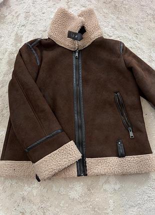 Дублянка жіноча stradivarius коричнева 3