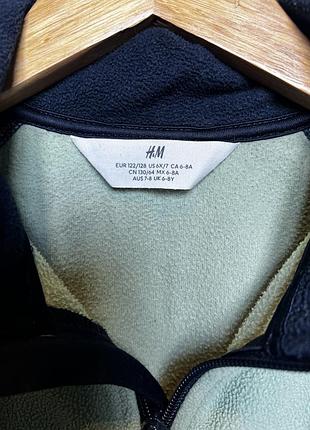 Кофта флісова h&m двоколірна 3