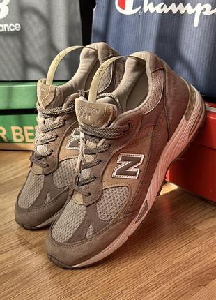 Кросівки new balance 991 сірі, розмір 38, довжина устілки 25,5 см