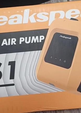 Електричний насос для sup-борду peakspeak s1 портативний компресор