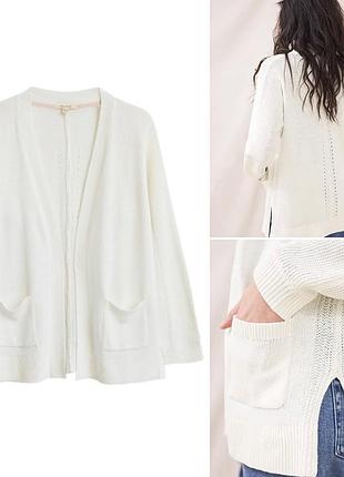 Кардиган white stuff котон льон р.2-3xl
