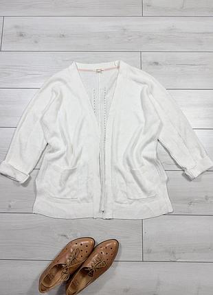Кардиган white stuff котон льон р.2-3xl 2
