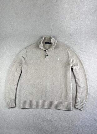 Бежевий бавовняний джемпер ralph lauren