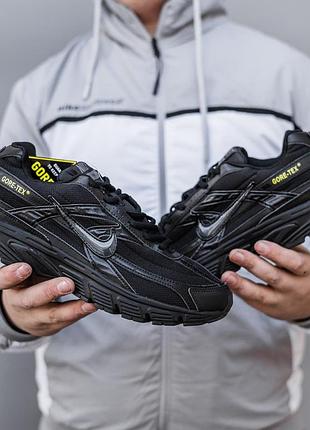 Мужские чёрные кроссовки nike initiator black termo gore-tex х найк 42