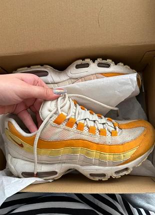 Кросівки жіночі nike air max жовто-помаранчеві, 39 розмір