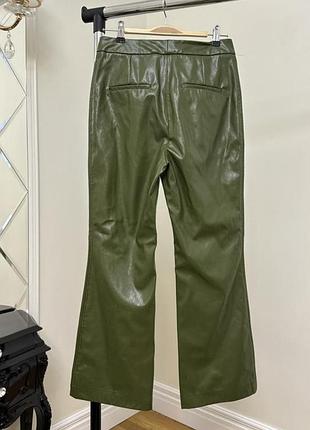 Лаковые брюки на утепленные 
  zara 4