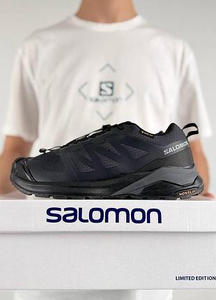 Чоловічі кросівки salomon x-adventure gtx anthracite black