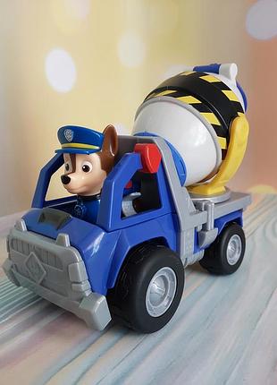 Игровой набор spin master paw patrol rubble &amp; crew базовый строительный автомобиль