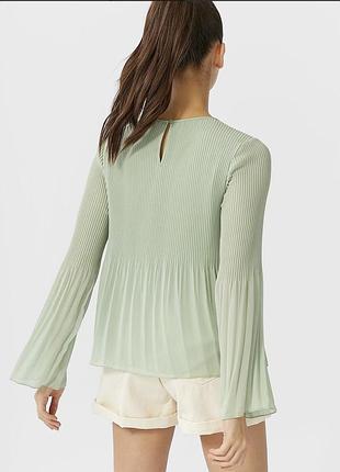 Блуза stradivarius оливкова розмір s 3