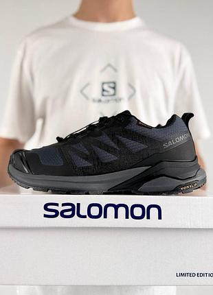 Чоловічі кросівки salomon x-adventure gtx bluish grey black