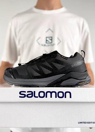 Чоловічі кросівки salomon x-adventure gtx  dark grey black