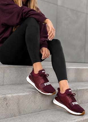 Кросівки puma ignite хакі жіночі спортивні кросівки puma suede/ puma trinity/ puma rs-x/ puma cell/ puma nitro/ puma softride