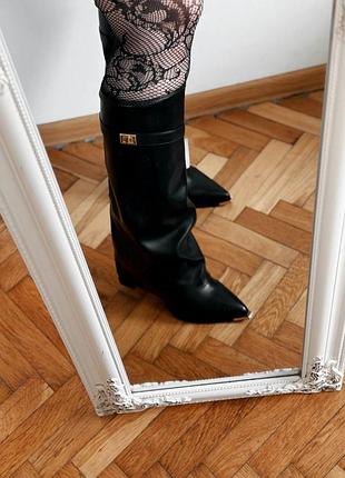 Ідеальні чоботи з металевим носиком 😍🖤 5