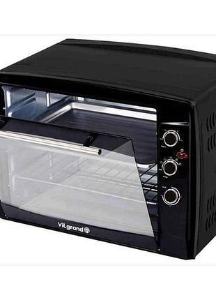 Печь электрическая (65л, 2200вт, конвекция, вертел) veo650-18_black тм vilgrand