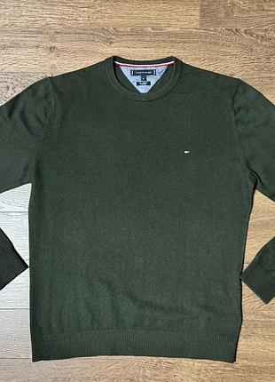 Свитер tommy hilfiger (коттон/кашемир). 3