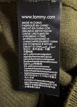 Свитер tommy hilfiger (коттон/кашемир). 7