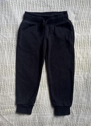 Чорні джогери h&m 98 штани спортивні утеплені