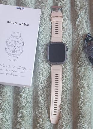 Новые защищенные смарт-часы erun h19
(smart watch) полный комплект
