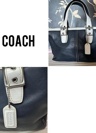 ⚜️♥️coach , вінтажна класна сумка , 4