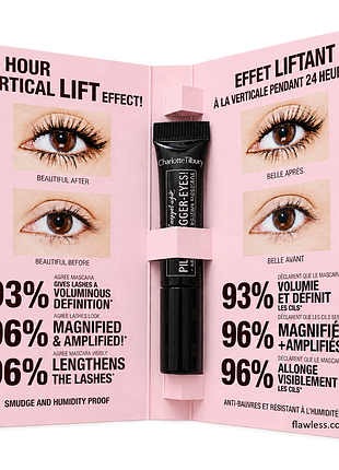 Тушь для ресниц charlotte tilbury push up lashes mascara super black 1.5ml mini