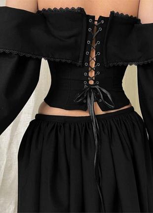 Очень красивая корсетная блуза с широкими рукавами 🖤🖤🖤 украинский производитель❗️



гот лолита готический стиль лоза lolita готика